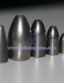 The tungsten alloy bullets Fishing Pendant 1/16 oz