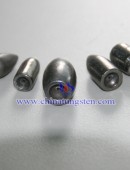 Semi-circular tungsten alloy fishing sinker 3/18oz