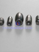 tungsten alloy droplets with bullets fishing sinker 1.5 oz