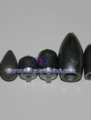tungsten alloy droplets Bullet fishing sinker 2.29oz
