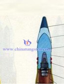 The structure of tungsten alloy penetrators -0018