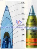 Tungsten alloy penetrators structure -0023