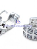 Tungsten steel earrings - 0010