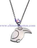 Tungsten steel necklace -0058
