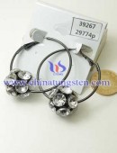 Tungsten steel earrings -0045