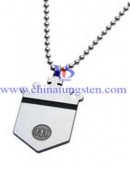 Tungsten steel pendant -0132